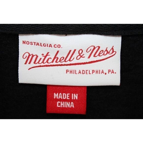MITCHELL & NESS BASIC LARGE BLACK HOODIE (NWOT) - Picture 9 of 11